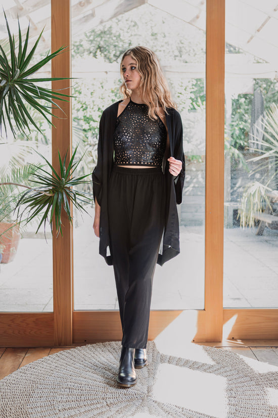 Image Title Silk Crepe De Chine Snooze Track Pants